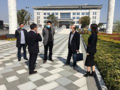 湖州市民政局副局长沈建军来尊时凯龙调研生态葬